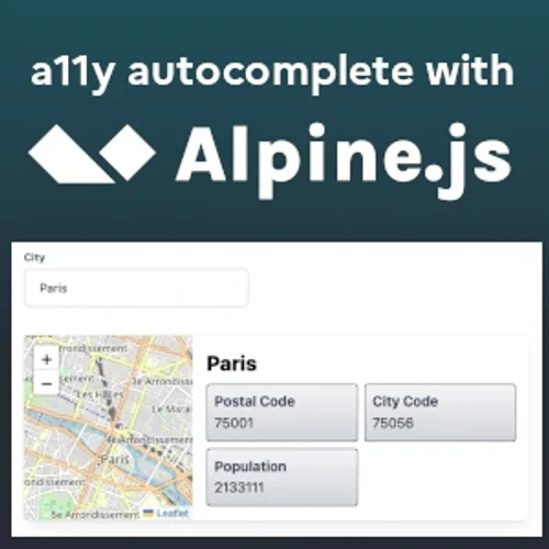 A11y Autocomplete with Alpine.js